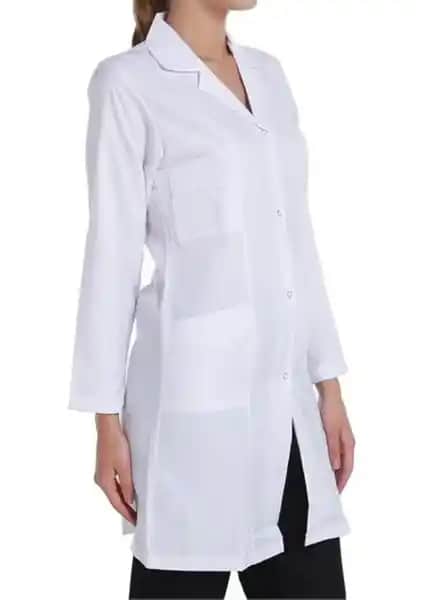 Mete Ilgın Bayan Doktor Öğretmen Laboratuvar Önlüğü Şık ve Fonksiyonel Tasarım