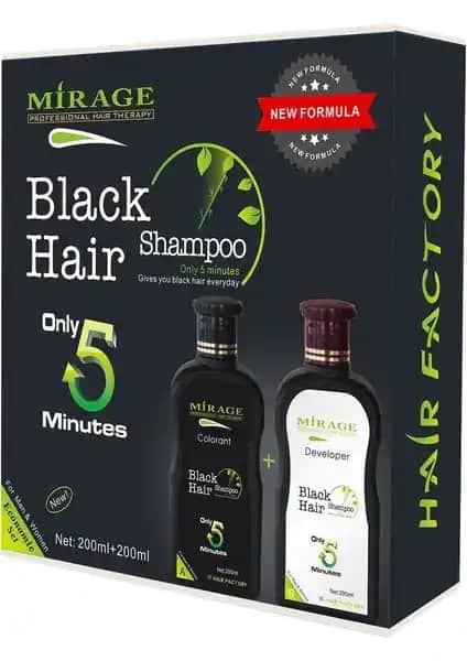 Mirage Black Hair Şampuan Seti: Doğal ve Güçlü Siyah Saç Renkleri İçin Uygun Çözüm