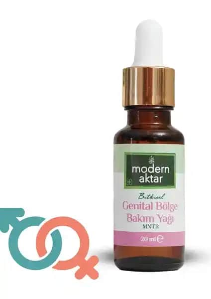 Modern Aktar Doğal Genital Bölge Bitkisel Yağ 20ml - Doğal İçeriklerle Bölgesel Bakım