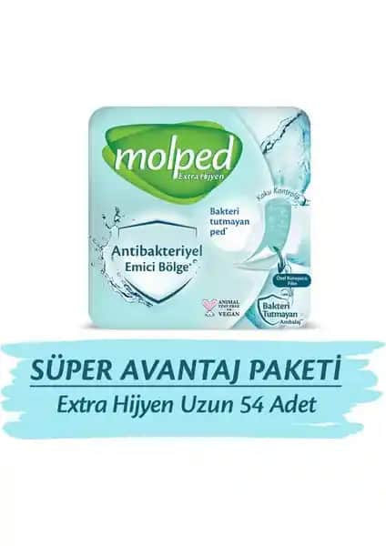 Molped Extra Hijyen Uzun Süper Avantaj Paketi: Güvenli ve Konforlu Günlük Hijyen Çözümü