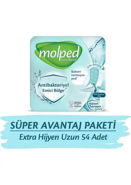 Molped Extra Hijyen Uzun Süper Avantaj Paketi: Güvenli ve Konforlu Günlük Hijyen Çözümü