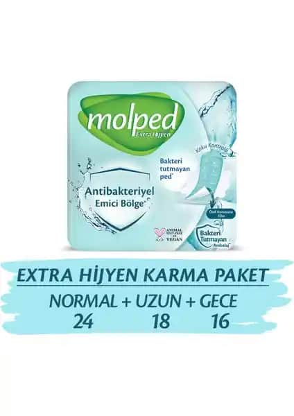 Molped Extra Hijyenik Günlük Ped: Yüksek Hijyen ve Konfor Sağlayan Güvenilir Tercih
