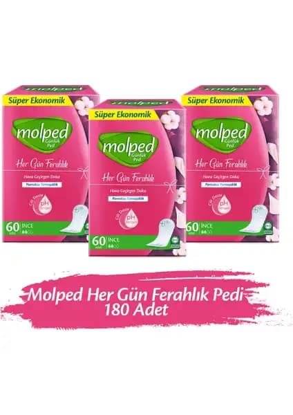 Molped Her Gün Ferahlık Günlük Pedleri: Konfor ve Hijyen İçin Güvenilir Tercih