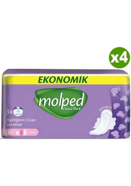 Molped Kalın Uzun Hijyenik Ped: Yüksek Koruma ve Ekonomik Kullanım İçin Tasarlandı