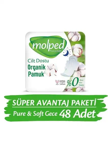 Molped Pure&Soft Gece Hijyenik Pedleri ile Güvenli ve Konforlu Uyku Deneyimi