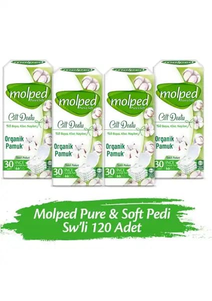 Molped Pure&Soft Günlük Ped: Doğal Malzemelerle Konfor ve Güvenlik Sağlayan Hijyen Ürünü