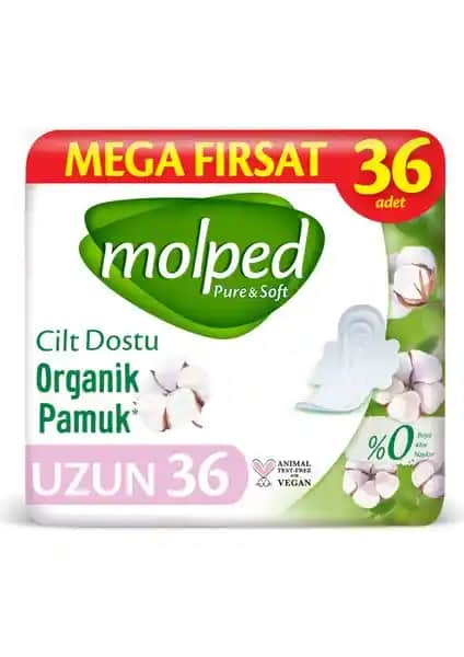 Molped Pure&Soft Organik Pamuklu Hijyenik Ped ile Günlük Konfor ve Güvenlik
