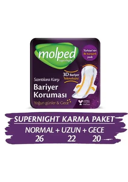 Molped Supernight Kadın Pedi: Güvenli ve Konforlu Kullanım İçin Ayrıntılı Rehber