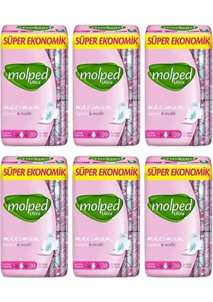 Molped Ultra Hijyenik Ped: Günlük ve Gece Kullanımı İçin Yüksek Performanslı Hijyen Pedleri