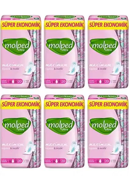 Molped Ultra Hijyenik Ped: Günlük ve Gece Kullanımı İçin Yüksek Performanslı Hijyen Pedleri