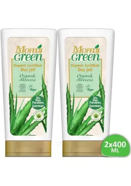 Mom's Green Organik Duş Jeli Seti: Doğal ve Güvenilir Temizlik Deneyimi