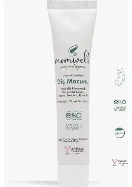Momwell Organik Florürsüz Diş Macunu: Doğal ve Güvenilir Ağız Bakımı Çözümü