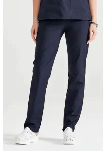 Mooda Medikal Tek Alt Likralı Lacivert Cerrahi Takım Sağlık ve Endüstri Kullanımı İçin Uygun