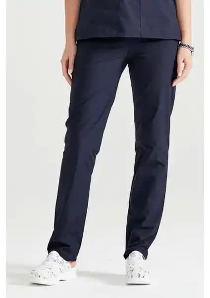 Mooda Medikal Tek Alt Likralı Lacivert Cerrahi Takım Sağlık ve Endüstri Kullanımı İçin Uygun