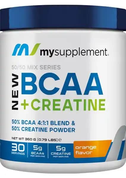 MySupplement BCAA + Kreatin Portakal: Kas Gelişimi ve Performans Artırıcı Takviye Ürünü