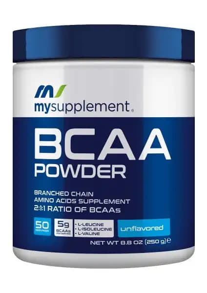 MySupplement BCAA Toz: Kas Gelişimi ve Performans Artışı İçin Güçlü Amino Asit Takviyesi