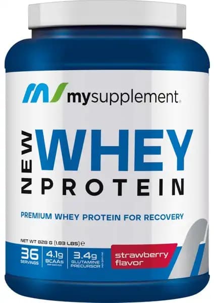 MySupplement Çilek Aromalı Whey Protein Tozu 828 Gr Sağlıklı ve Lezzetli Takviye Seçeneği