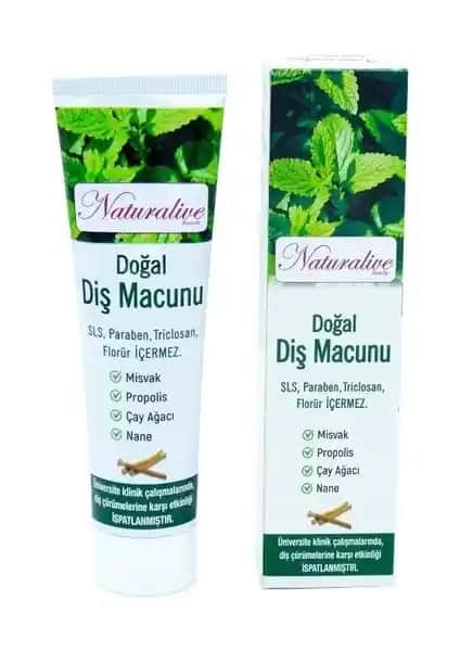 Naturalive Doğal Diş Macunu: Bitkisel İçeriklerle Güçlü ve Güvenilir Ağız Bakımı