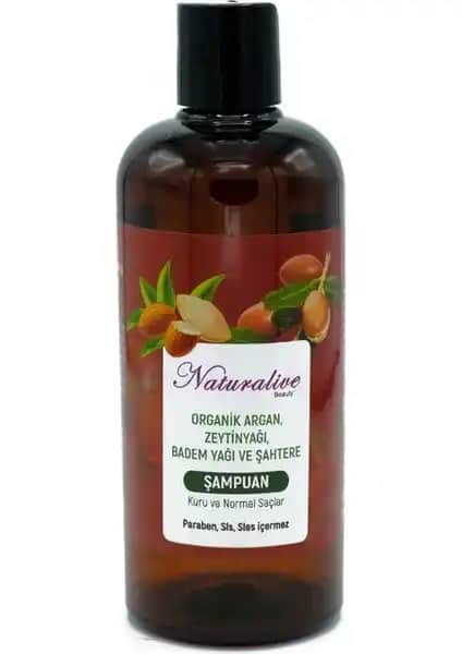 Naturalive Doğal Şampuan Kuru ve Normal Saçlar İçin Organik ve Vegan Dostu Bakım Ürünü