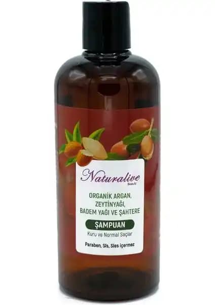 Naturalive Doğal Şampuan Kuru ve Normal Saçlar İçin Organik ve Vegan Dostu Bakım Ürünü