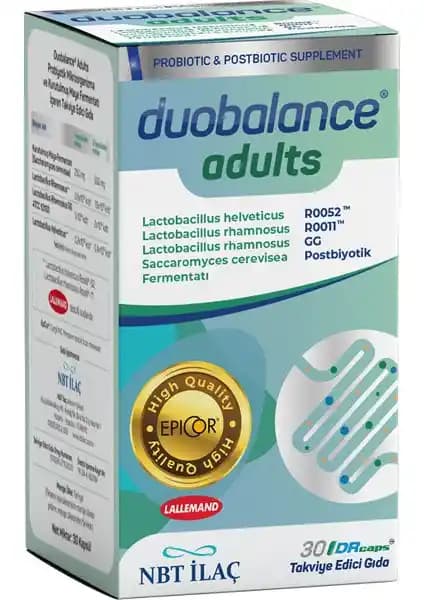 Nbt Life Duobalance Adults Bağırsak Sağlığını Destekleyen Probiyotik Takviye Ürünü