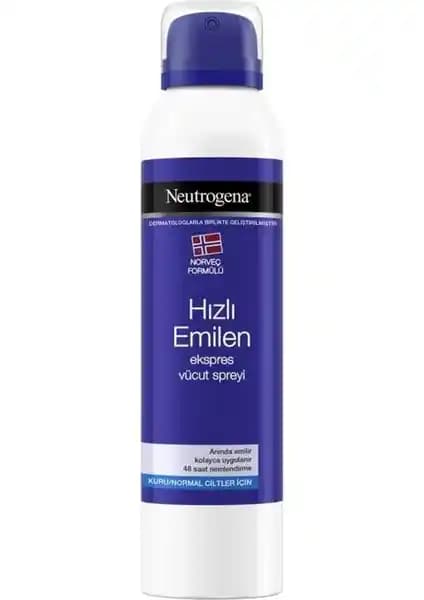 Neutrogena Hızlı Emilen Ekspres Vücut Spreyi: Pratik ve Etkili Cilt Nemlendirme Çözümü