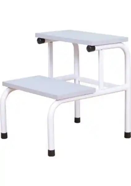 Nextmed Eskoba Muayene Masası Basamağı Sağlam ve Güvenli Tasarımıyla Sağlık Kuruluşları İçin Uygun