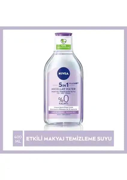 Nivea 5IN1 Micellar Makyaj Temizleme Suyu Hassas Ciltler İçin Güvenilir ve Etkili Bakım