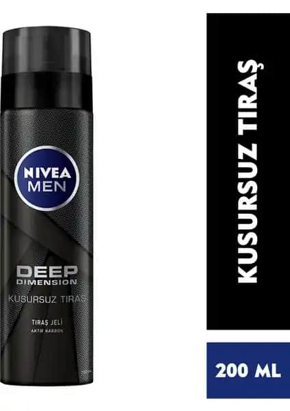 Nivea Men Deep Dimension Tıraş Jeli: Erkekler İçin Derin Temizlik ve Konfor Sağlayan Ürün
