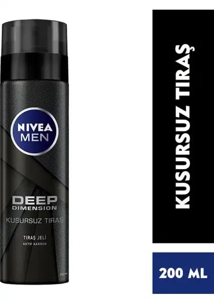 Nivea Men Deep Dimension Tıraş Jeli: Erkekler İçin Derin Temizlik ve Konfor Sağlayan Ürün