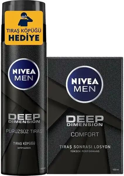 Nivea Men Deep Dimension Tıraş Seti Erkek Bakımında Yenilikçi Çözüm Sunar