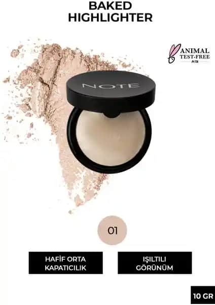 Note Cosmetics Baked Highlighter ile Doğal ve Parlak Makyaj Uygulaması Rehberi