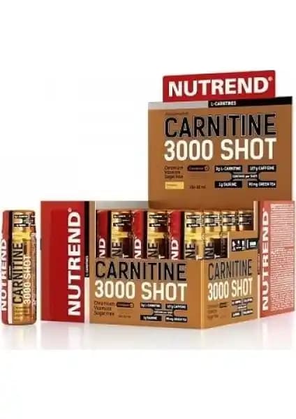 Nutrend L-Carnitine 3000Mg Shot Sporcular ve Sağlıklı Yaşam İçin Etkili Takviye