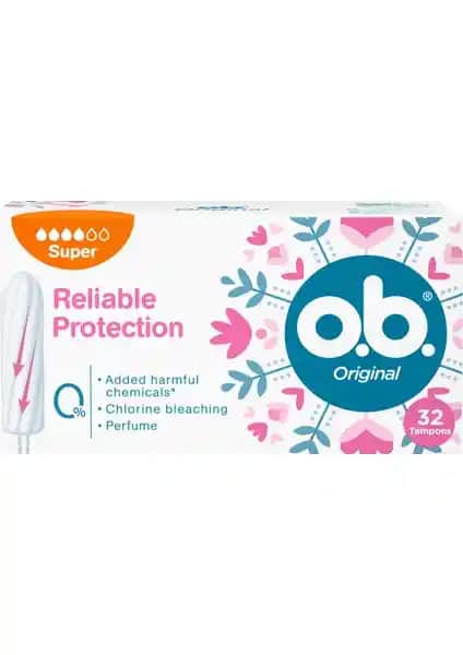 O.B. Orijinal Süper Tampon: Yoğun Kanamalarda Güvenle Kullanım ve Yüksek Emicilik