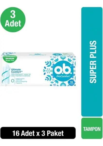 OB Süper Plus Tampon: Gün Boyu Güven ve Konfor Sağlayan Yüksek Emicilikli Hijyen Ürünü
