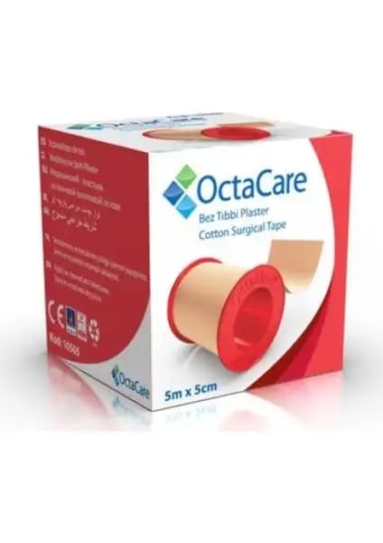 Octacare Bez Tıbbi Plaster 5 m x 5 cm - Sağlık ve Konfor İçin Güvenilir Çözüm