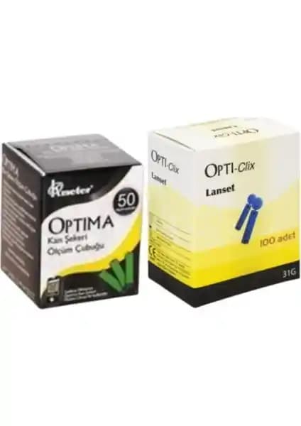 Optima Ölçüm Çubuğu ve Lanset Delme-Kalem İğnesi ile Güvenilir Diyabet Takibi