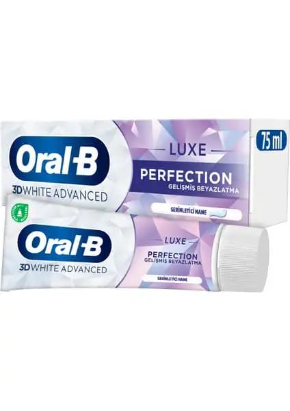 Oral-B Pro 3D White Advanced Luxe Perfection Diş Macunu ile Güçlü ve Parlak Gülüş