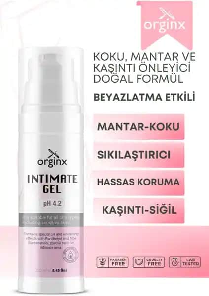 Orginx Genital Bölge Köpüğü: Koku, Mantar ve Akıntı Giderici Temizlik Ürünü Özellikleri