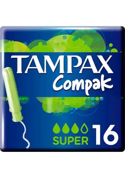 Orkid Discreet Tampax Süper 16 Adet Kadınlar İçin Güvenli ve Konforlu Günlük Kullanım Tamponu