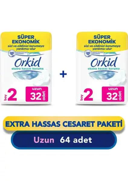 Orkid Ekstra Hassas Koruma Pedleri Günlük Kullanım ve Hassasiyet Güvenliği İçin Uygun