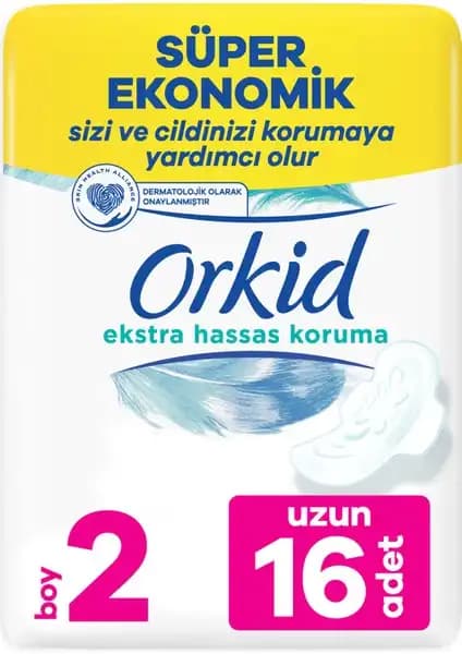 Orkid Ekstra Hassas Koruma Uzun Pedler Günlük Güvenlik ve Konfor İçin Uygun Seçenek
