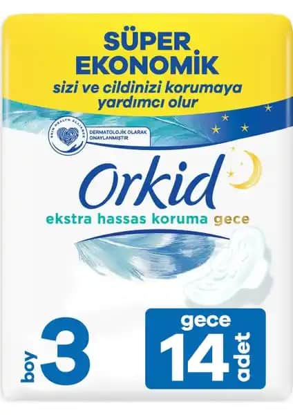 Orkid Extra Hassas Koruma Gece Pedleri: Konfor ve Güvenlik Sunan Ekonomik Paket