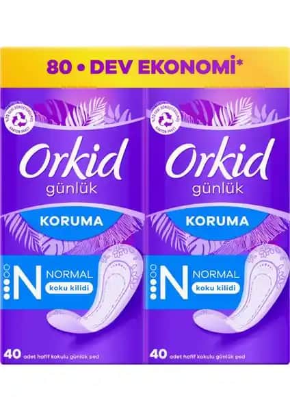 Orkid Günlük Ped Normal Dev Ekonomi Paketi: Günlük Hijyen ve Konfor Sağlayan Ürün