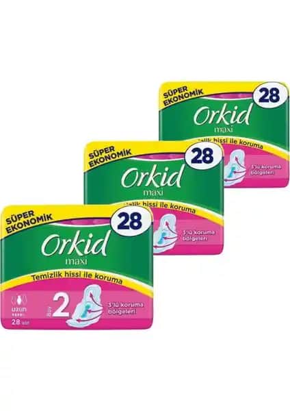 Orkid Maxi 2 Uzun Hijyenik Ped: Günlük Konfor ve Güvenlik İçin Yüksek Kaliteli Seçenek