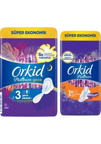 Orkid Platinum Normal ve Gece Serisi Pedler: Günlük ve Gece Konforu İçin Güvenilir Seçenekler