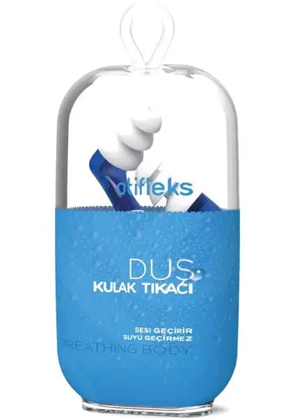 Otifleks Duş Kulak Tıkacı 2'li Medium: Su ve Gürültü İzolasyonu Sağlayan Kulak Koruyucu
