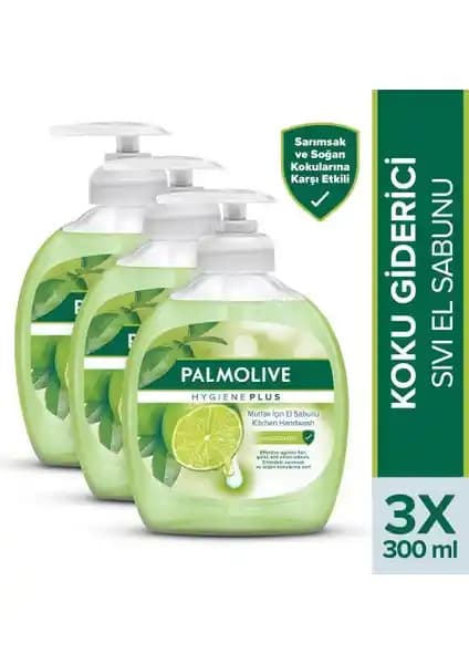 Palmolive Mutfak İçin Koku Giderici Sıvı El Sabunu Doğal İçerik ve Etkili Temizlik Özelliğiyle