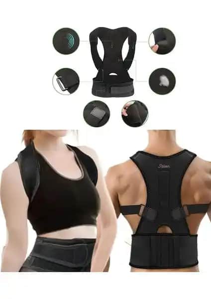 Palwin Ortopedik Erkek ve Kadın Sırt Omuz Duruş Korsesi Sağlıklı Duruş İçin Güçlü Bir Çözüm