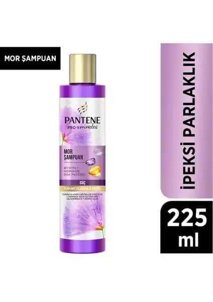 Pantene Mor Şampuan Pro-V Ipeksi Parlaklık: Kuru Saçlar İçin Güçlendirici ve Parlaklık Sağlayan Ürün
